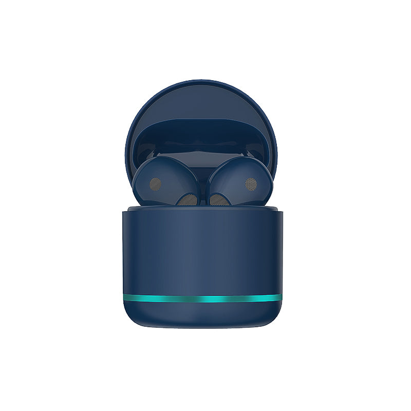 True wireless earphones earbuds Night light ring earphone