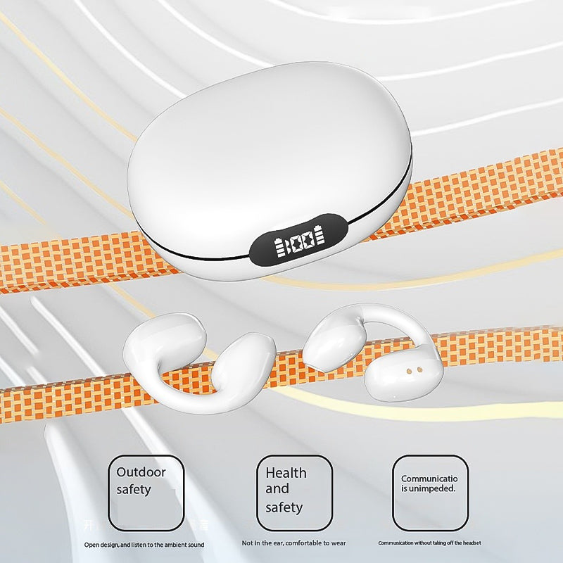 Earphone not into the ear sports noise cancellation headphones
