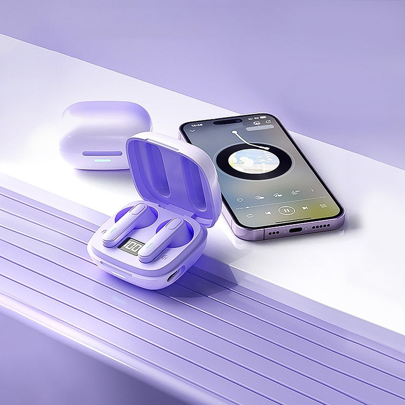 Bluetooth headset intelligent digital display ultra-long life stereo