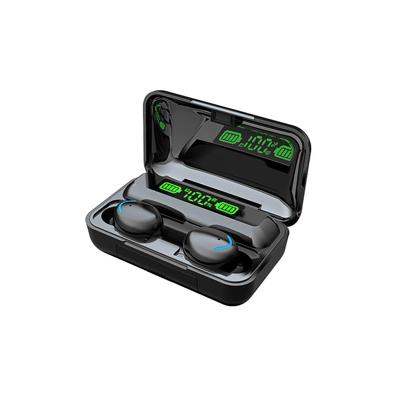 True Stereo Wireless Led Digital Display Earphones Earbuds