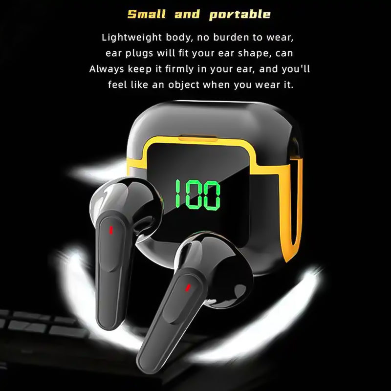 Digital Display Intelligent Touch Bluetooth Earphones