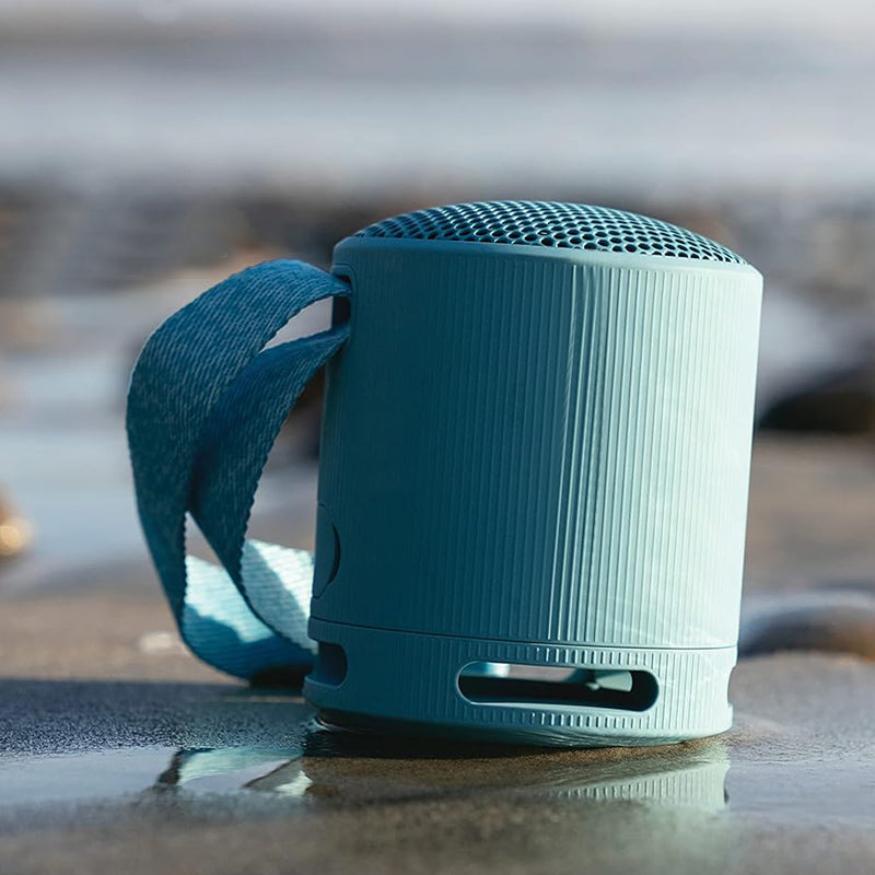 Round waterproof and dustproof battery speaker