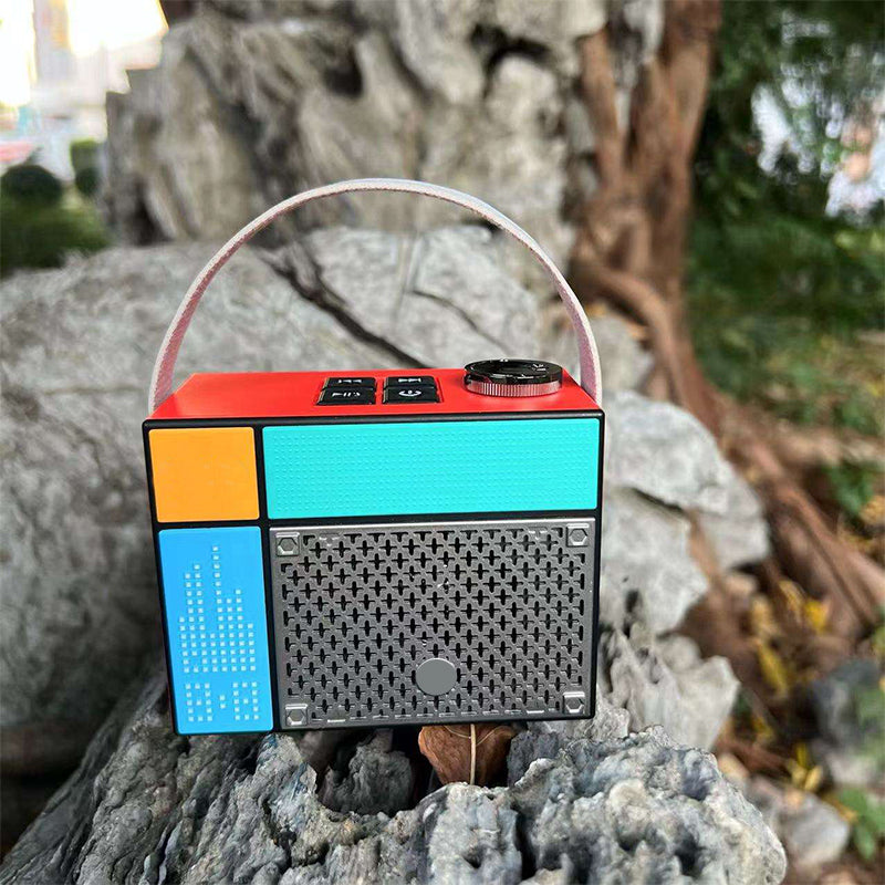 Rubik's cube bluetooth portable battery speaker