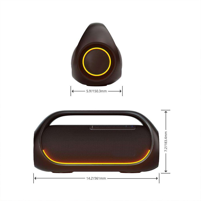 Outdoor retro portable battery speaker
