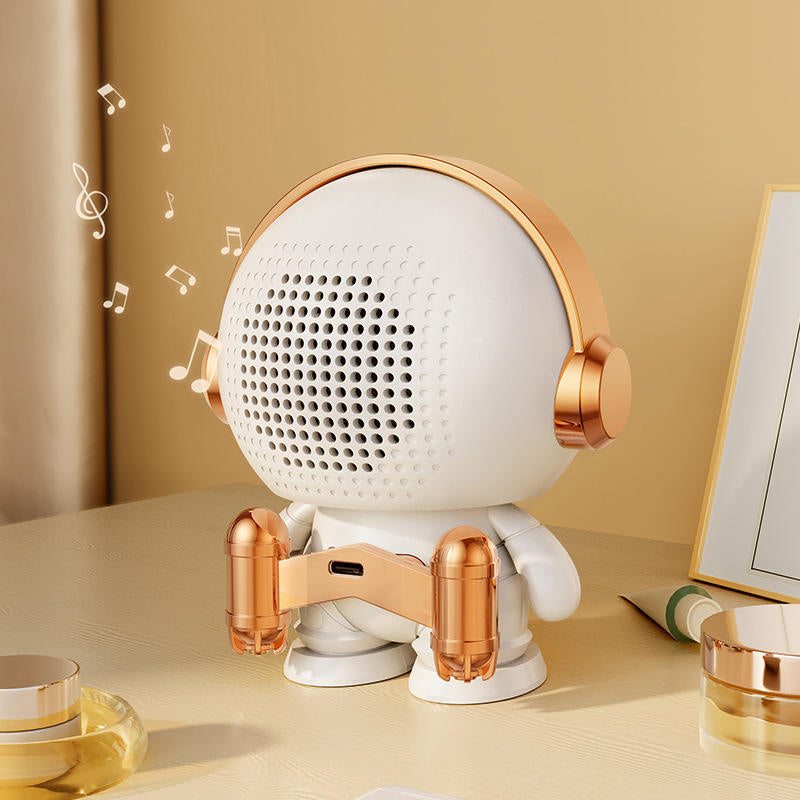 Astronaut shaped rechargeable speaker
