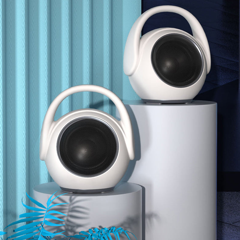 Round mini cute rechargeable speaker