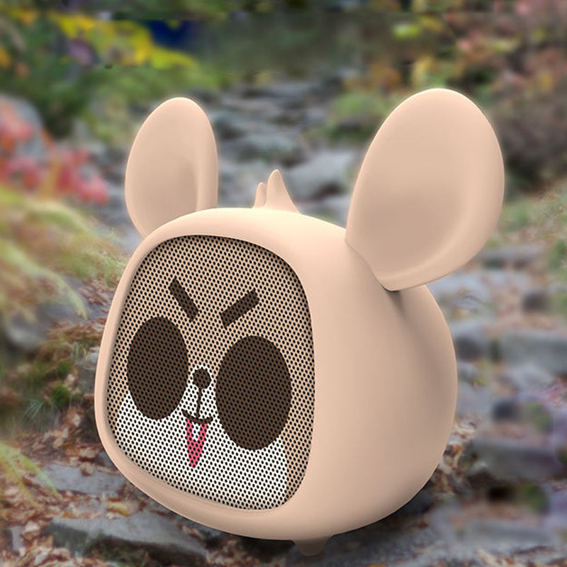 Cartoon shaped speaker with telephone function