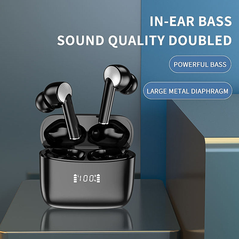 Dual Noise Reduction blue tooth with LED Digital Display