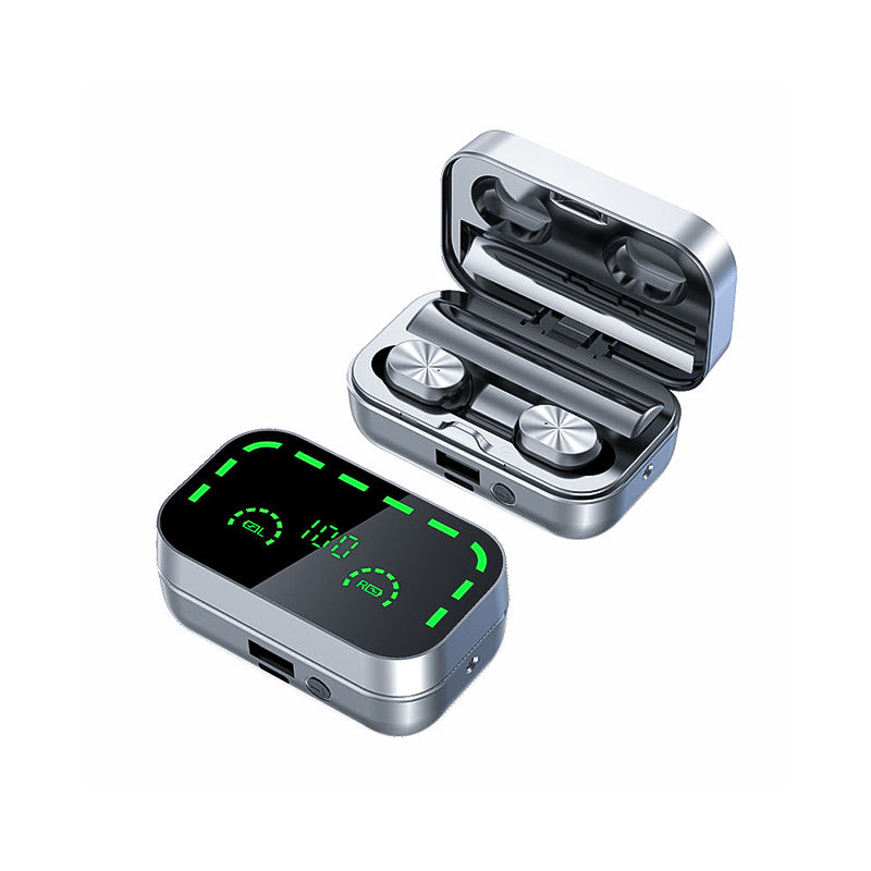 Wireless Bluetooth headset with intelligent digital display