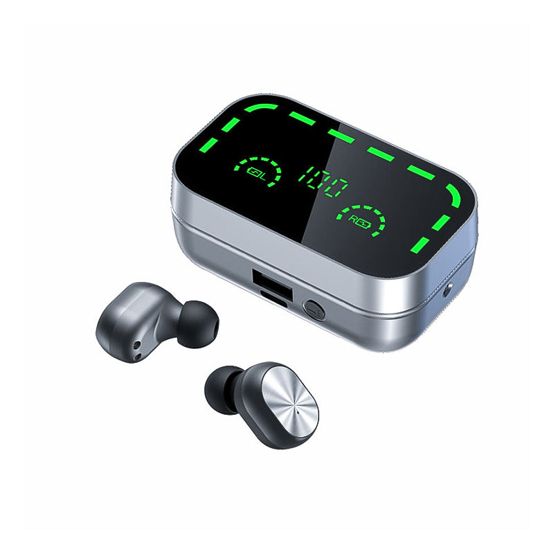Wireless Bluetooth headset with intelligent digital display