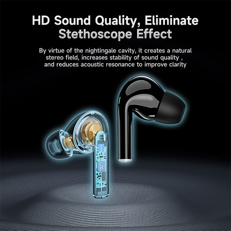 Bluetooth Headset Earbuds Wireless with Breathing Light