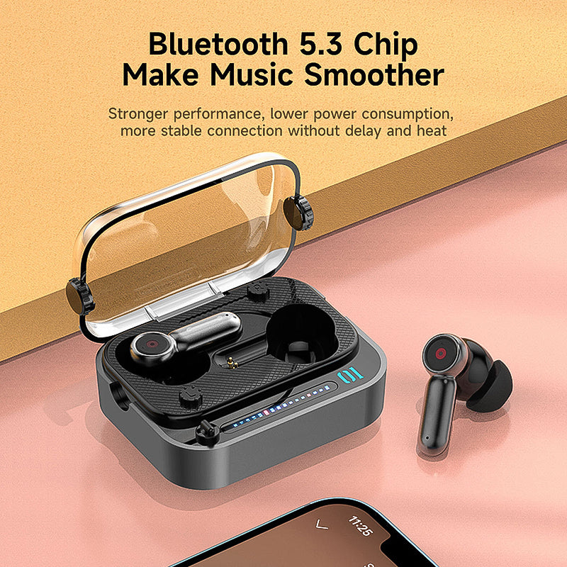 LED Display Bluetooth Wireless Earphone