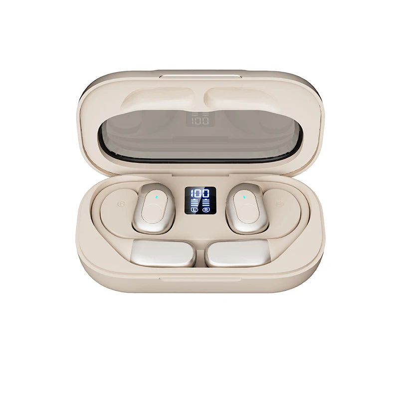 Open Ear Earbuds Touch Control Noise Cancellation Waterproof