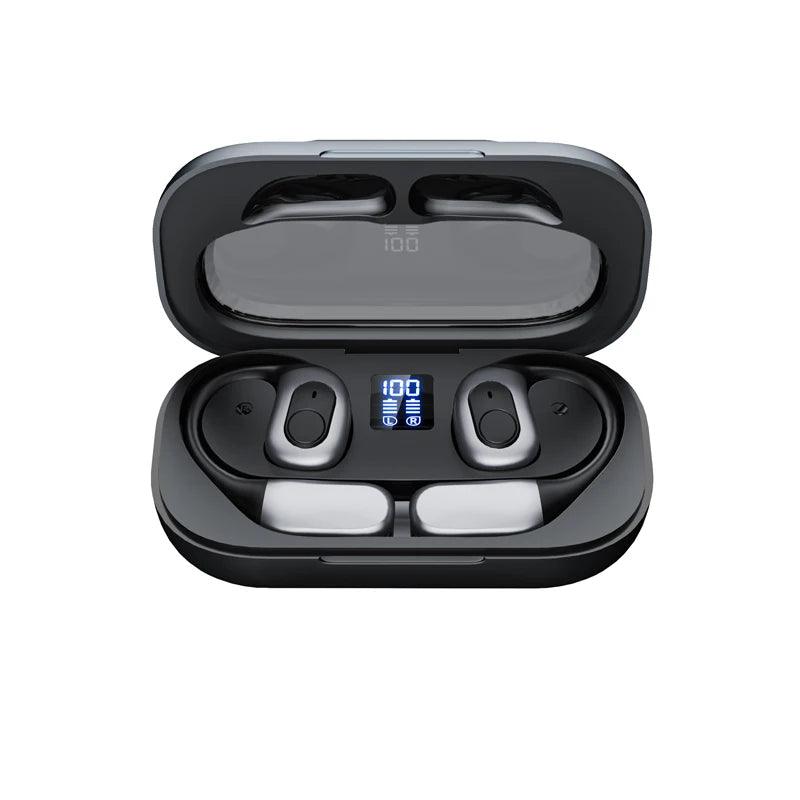 Open Ear Earbuds Touch Control Noise Cancellation Waterproof