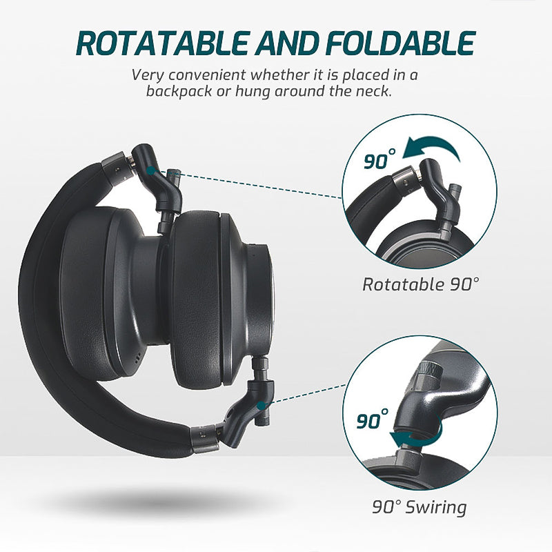 Over-ear Headset Wireless Active Noise Canceling Headphones