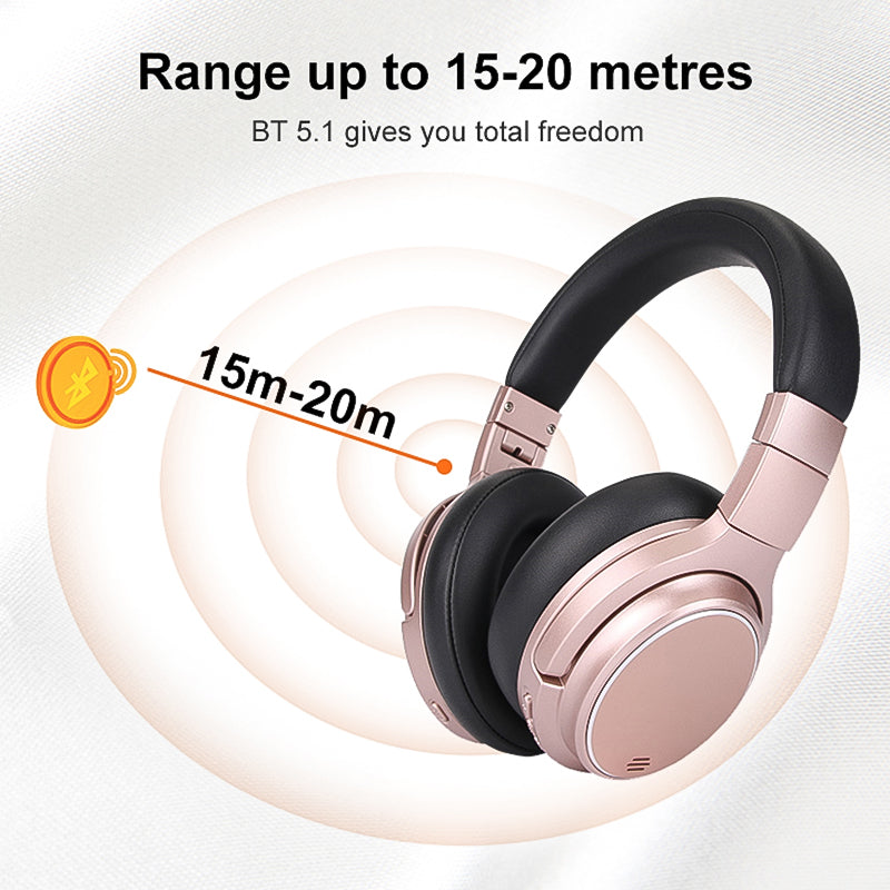 Wireless Headphones For Business Travelling 65H Playtime