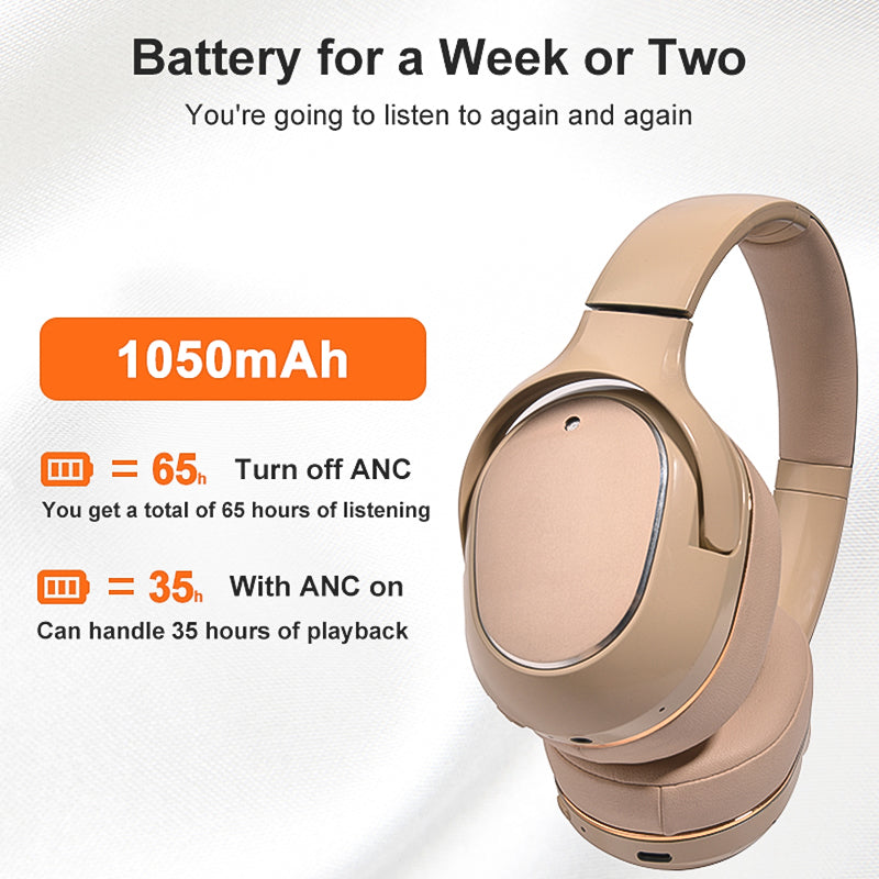 Noise Reducing Headphones Retro Wireless Headphones