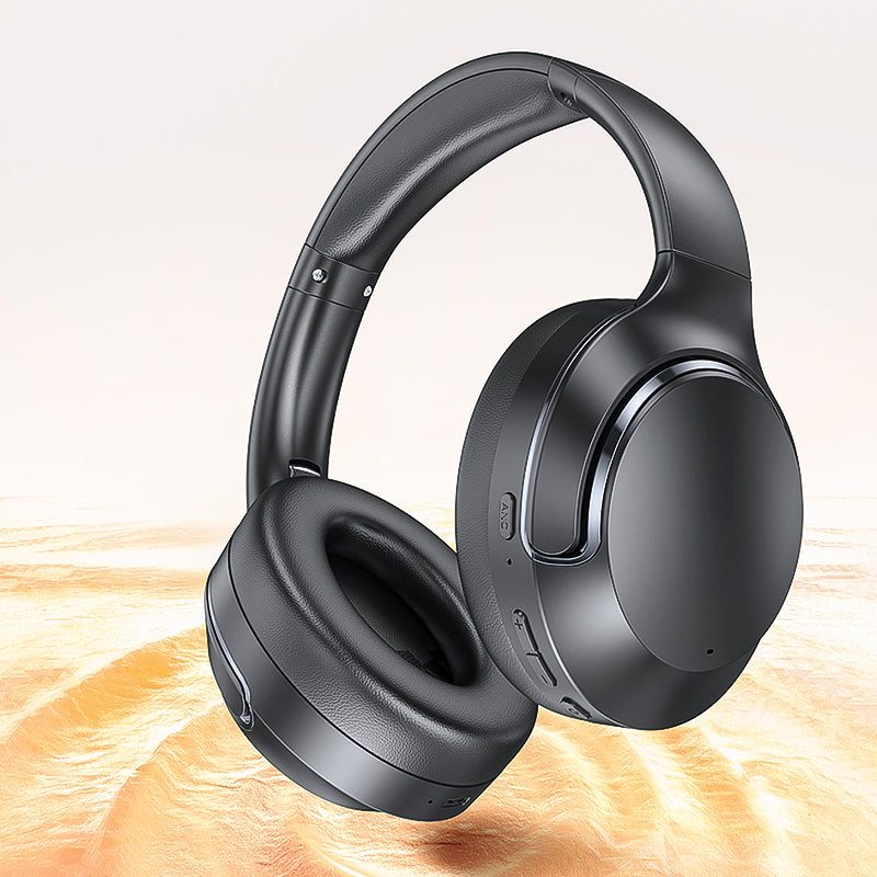 Active Noise Cancellation Headphones Wireless HIFI Headset