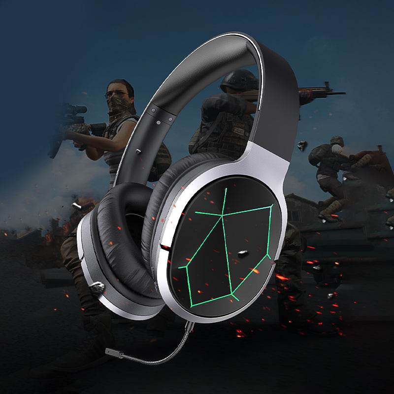 Headsets Headphone With Light Mic Stereo Over Ear Earphones