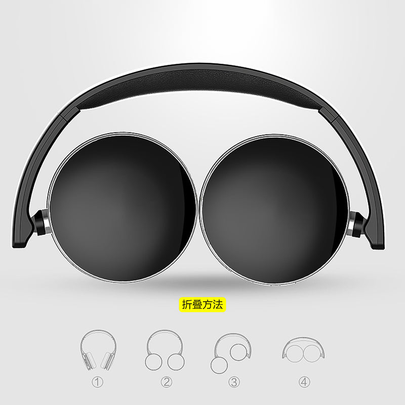 Wireless Headset Foldable Over-ear Stereo Headphone