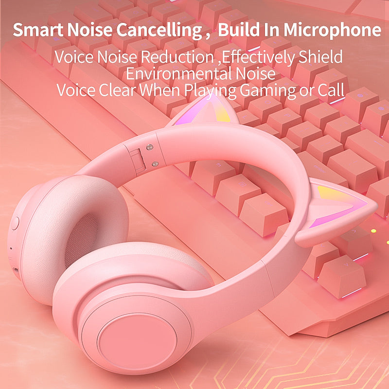 Ear Headphones Wireless Bluetooth Headset Noise-cancelling