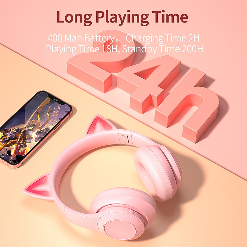 Ear Headphones Wireless Bluetooth Headset Noise-cancelling