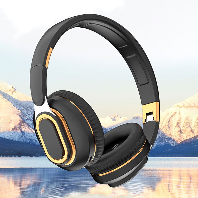 Over The Ear Blue-tooth Stereo Headphones Type-C Headset