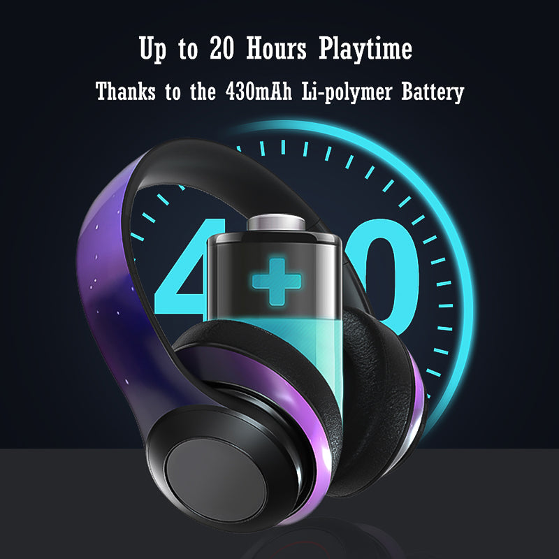 Over-ear Headphones Bluetooth Wireless Comfortable Headset