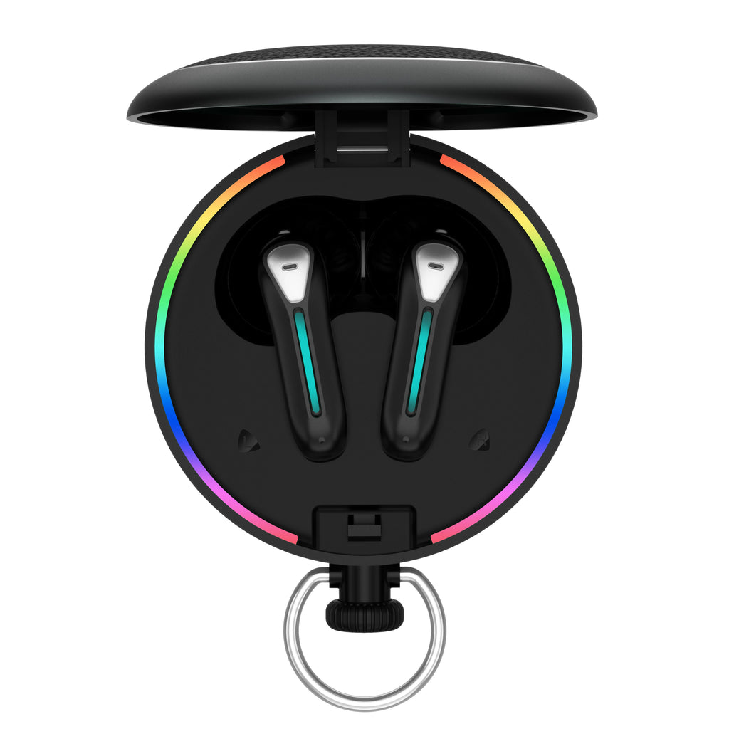 Wireless earbuds led breathing lights earphones for music