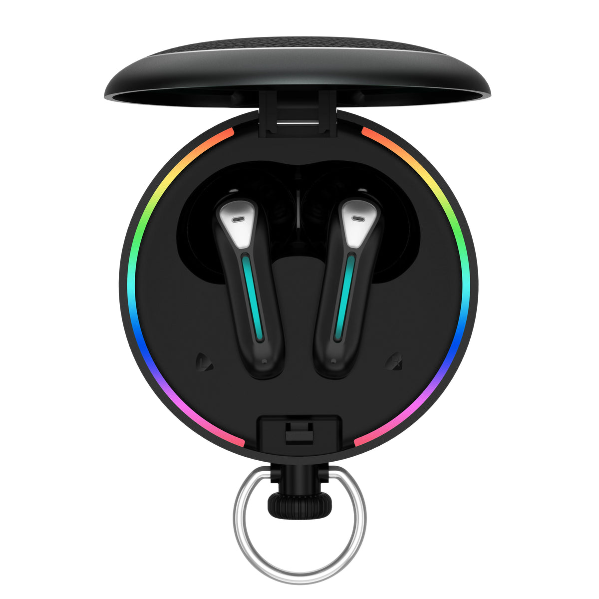 Wireless earbuds led breathing lights earphones for music