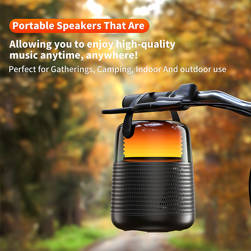 Mini Smart Portable Speaker LED Bluetooth Wireless Speaker
