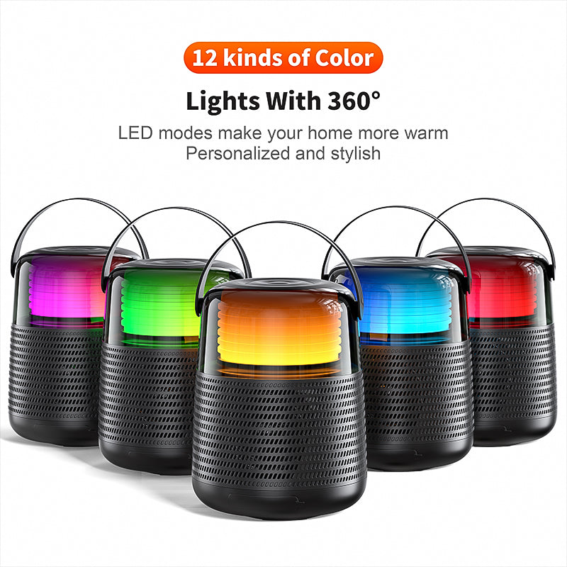 Mini Smart Portable Speaker LED Bluetooth Wireless Speaker