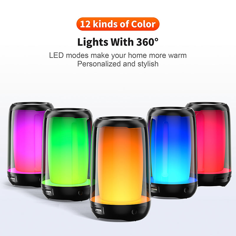 Outdoor Light Led Bass Bluetooth Wireless Speaker