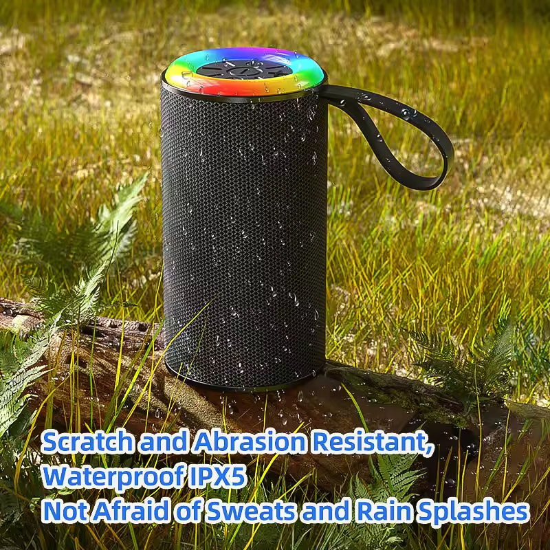 HIFI Stereo Sound Speaker Outdoor Speakers With LED Light