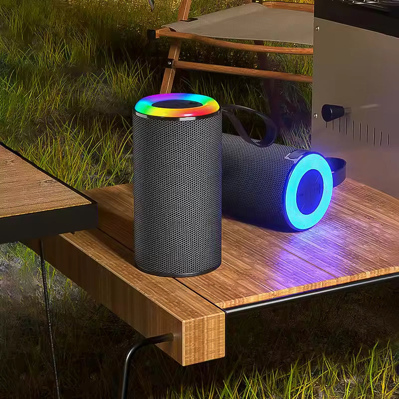 HIFI Stereo Sound Speaker Outdoor Speakers With LED Light