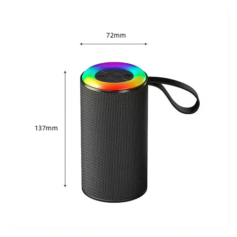 HIFI Stereo Sound Speaker Outdoor Speakers With LED Light