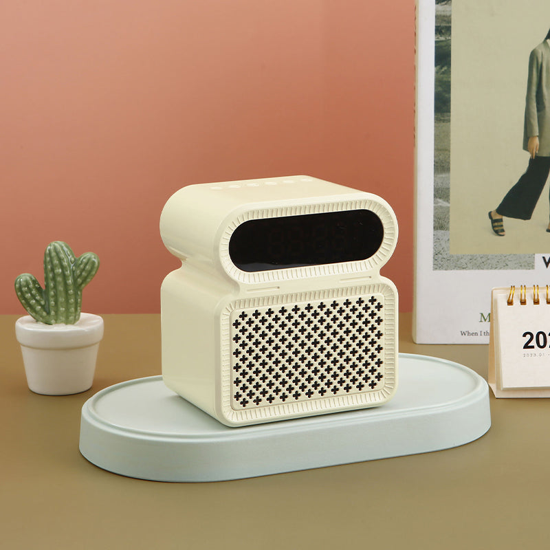 Mini wireless portable clock speaker