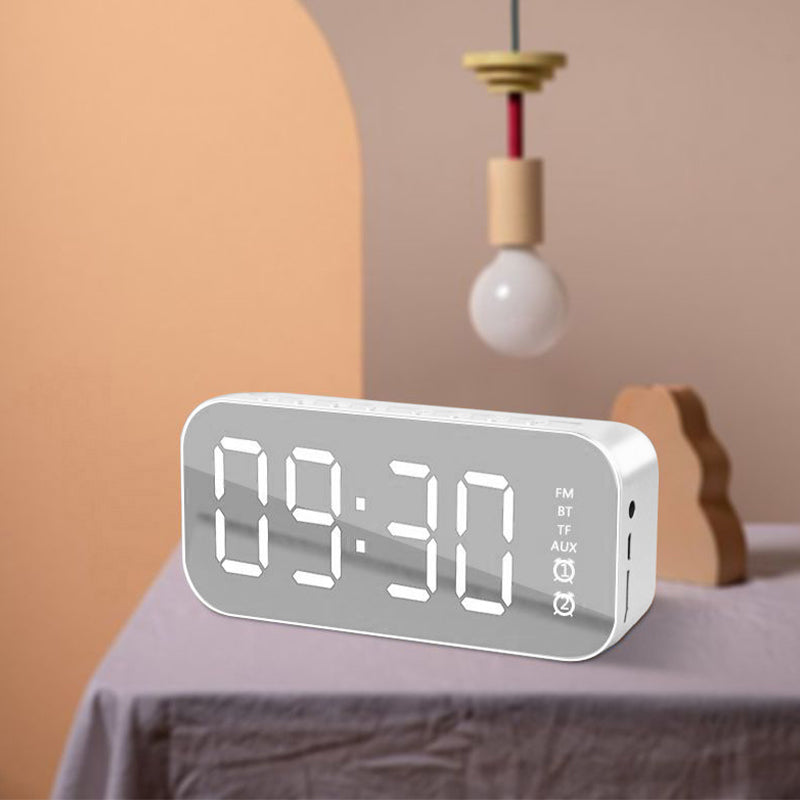 Modern simple wireless speaker with clock