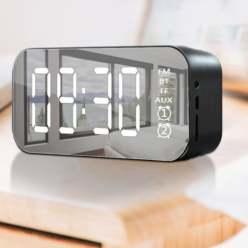 Modern simple wireless speaker with clock