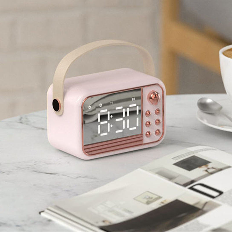 HIFI stereo speaker with time display