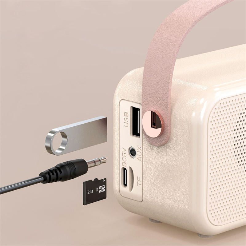 HIFI stereo speaker with time display