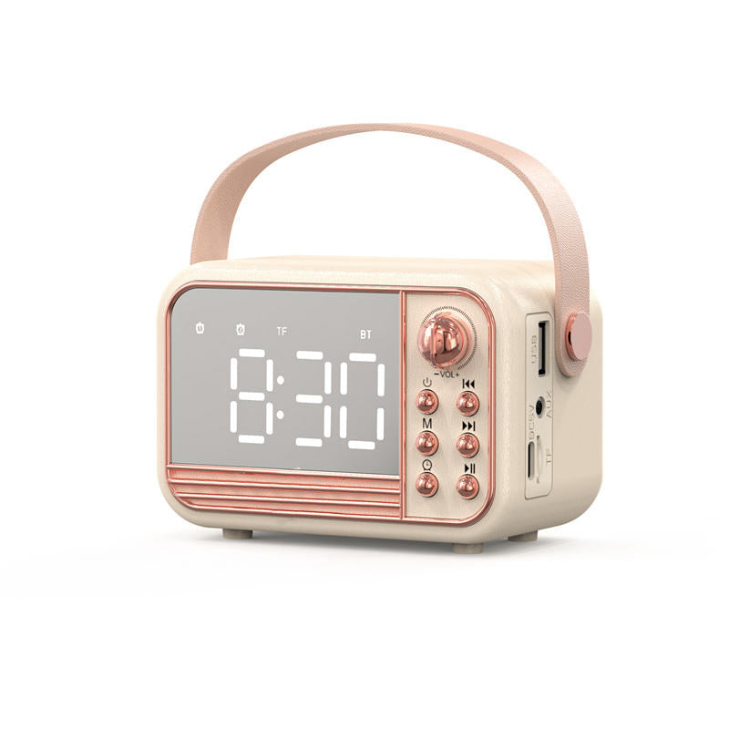 HIFI stereo speaker with time display