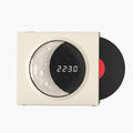 Moon wireless speaker with time display