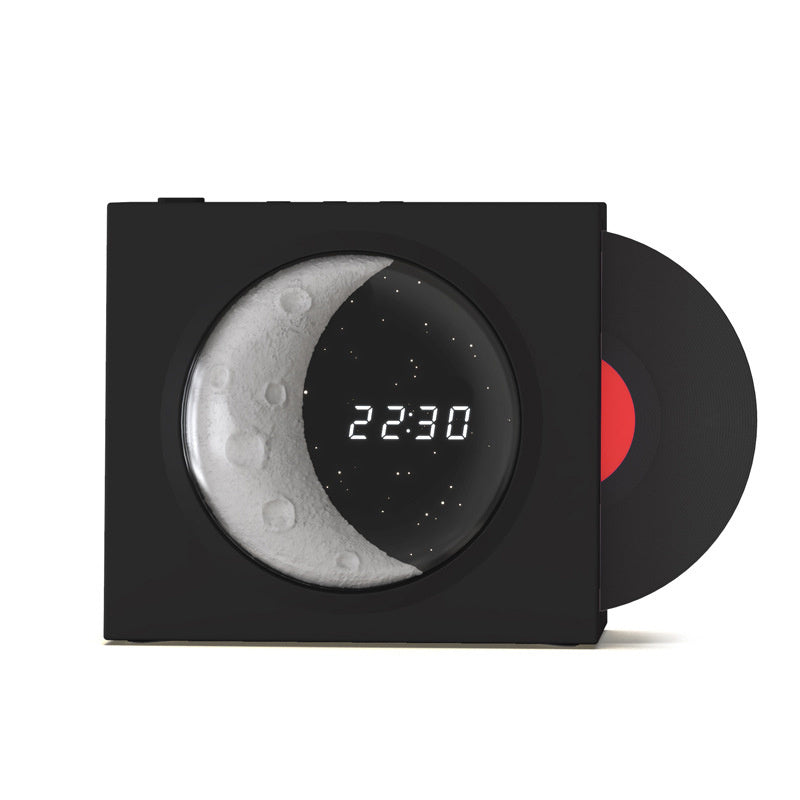 Moon wireless speaker with time display