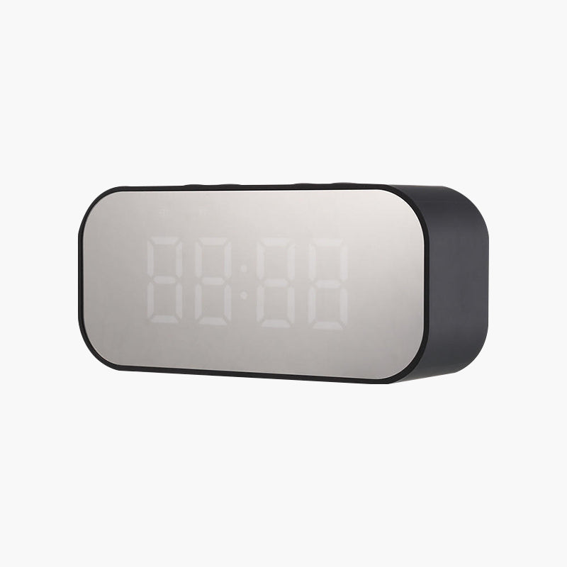 Mini mirror screen with time display speaker