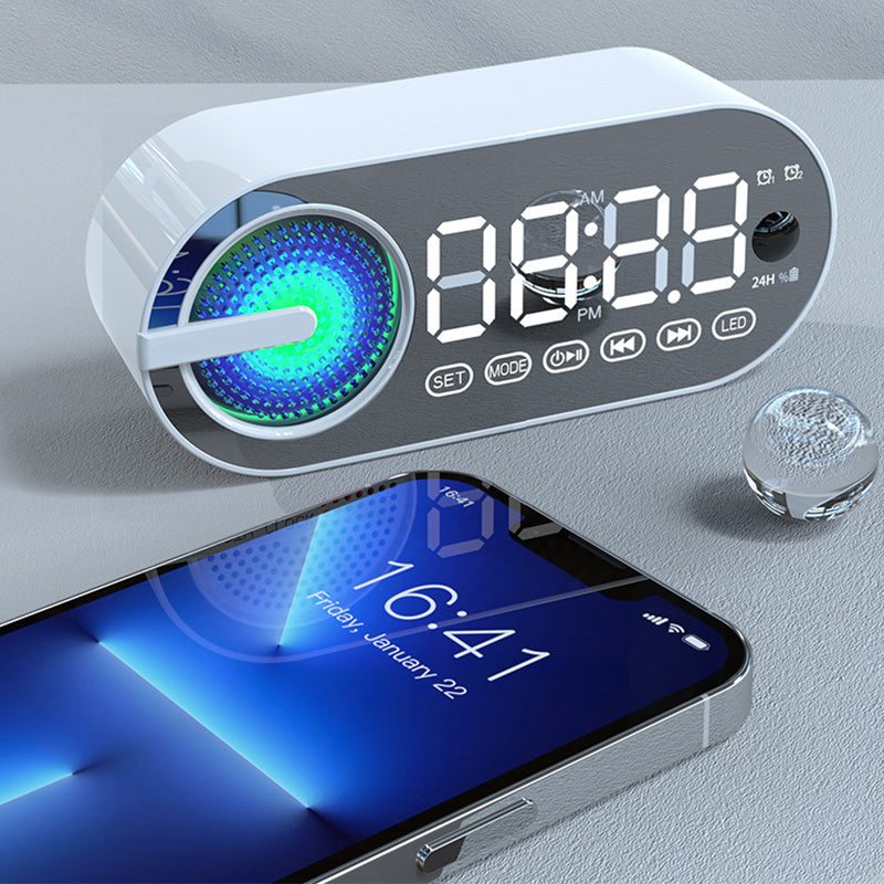 Wireless subwoofer speaker with time display