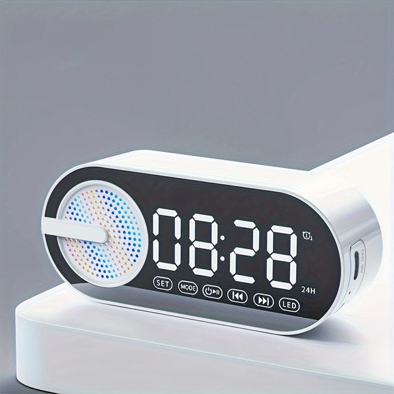 Wireless subwoofer speaker with time display