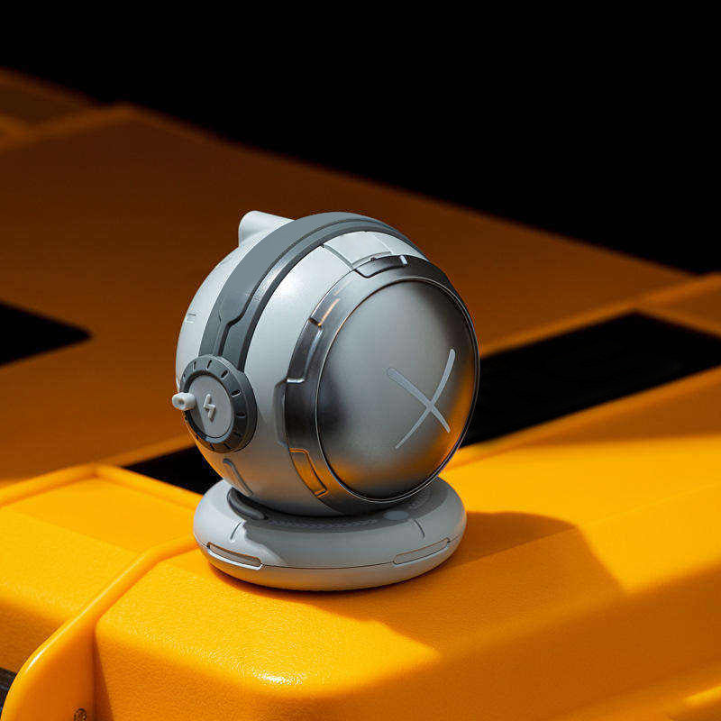 Robot shape with luminous speaker