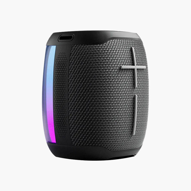 Portable wireless speaker with night light