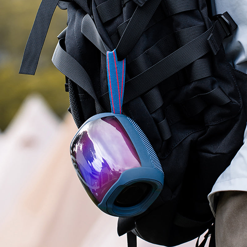 Portable wireless speaker with night light